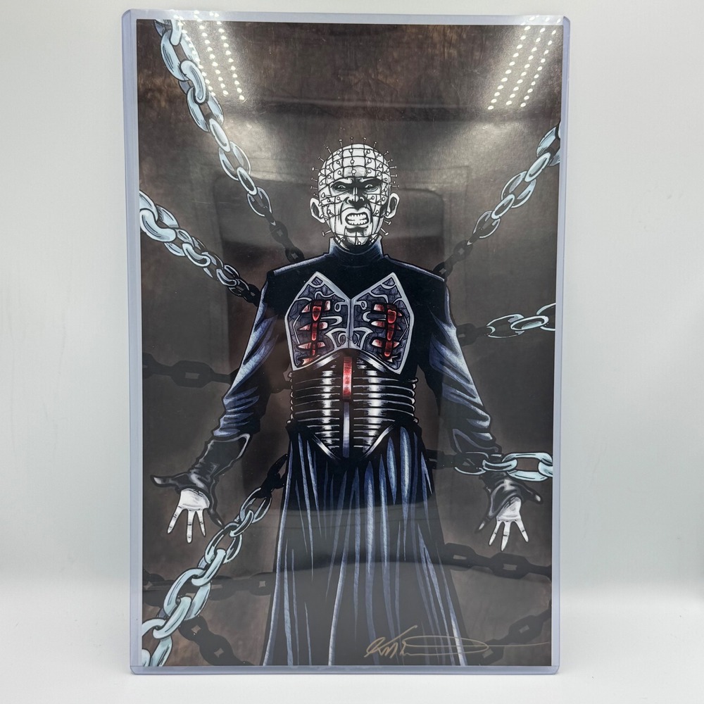 Hellraiser Pinhead Horror Art Print Cenobite Chains Clive Barker Decor
